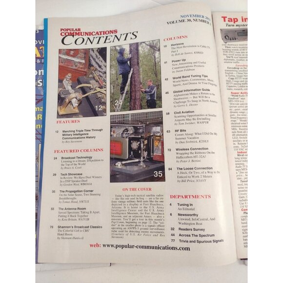 Popular Communications Magazine 2008 2011 Lot of 4 Radio Broadcast Shortwave - Picture 8 of 9